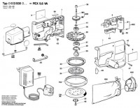 Bosch 0 603 930 003 Pex 9,6 Va Random Orbital Sander 9.6 V / Eu Spare Parts